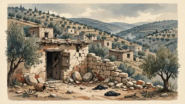 Masked Settlers Attack Palestinian Villages Near Nablus; IDF Blocks Olive Harvest