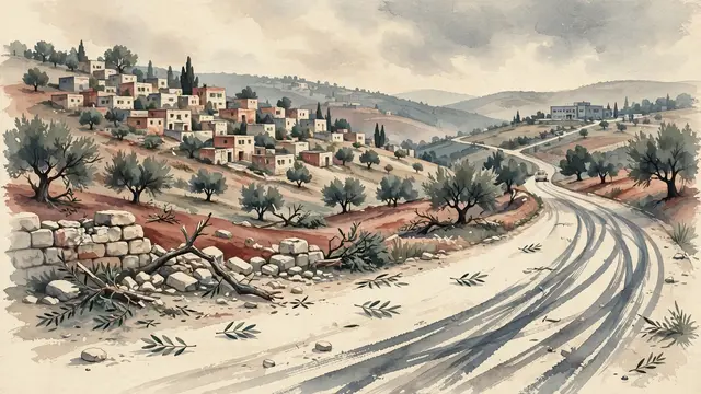 Settlers Injure Five Palestinians in West Bank Village Attack