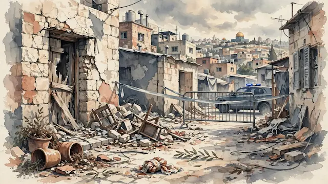 Jerusalem: Youth Injured, Property Damaged in Shuafat Refugee Camp Family Dispute
