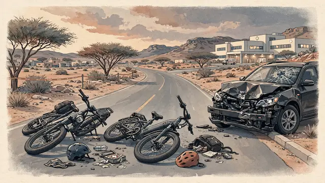 Two Teenagers Injured in Hit-and-Run on Electric Bicycles