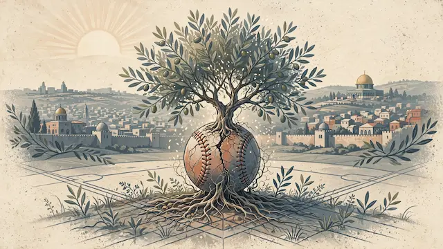 אמא מירושלים מקפיצה את הבייסבול בישראל