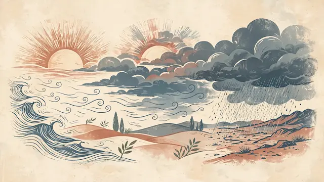 Israel Weather Forecast: Mild Temperature Rise Followed by Rain