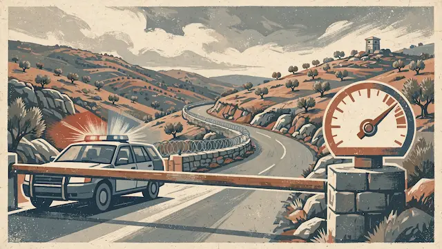 Palestinian Driver Arrested for Speeding at 208 KPH on Route 60