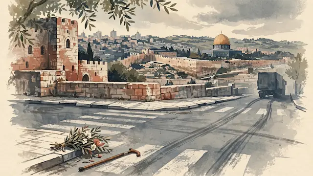 Pedestrian Dies in Jerusalem Hit-and-Run; Truck Suspected