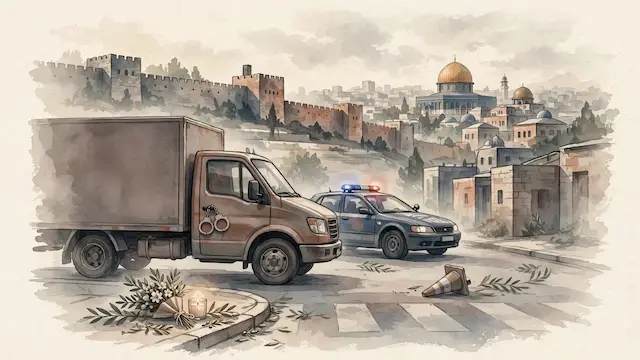 נהג משאית נעצר בחשד להריגת אישה בירושלים