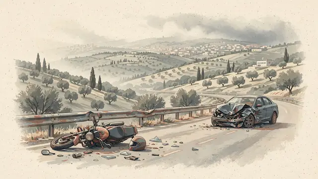 Motorcyclist Injured in Central Israel Collision