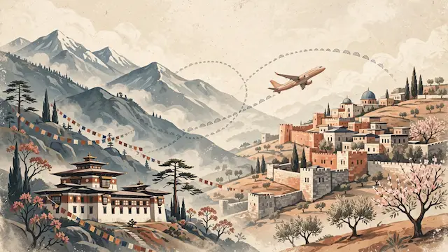 Bhutan and Israel to Launch First-Ever Direct Flights