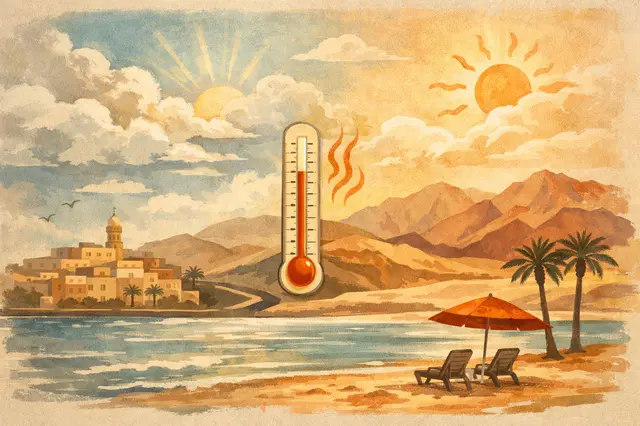 Forecast: Slight Temperature Rise Across Israel
