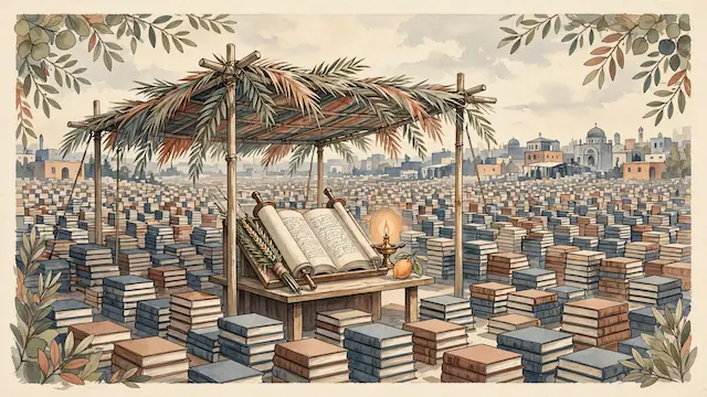Rabbi Zilberstein Addresses Thousands at Sukkot Celebration, Emphasizes Contentment