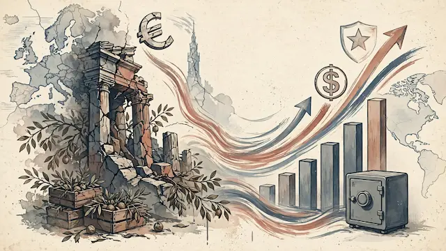 European Crisis Weakens Euro, Strengthens Dollar on Currency Markets