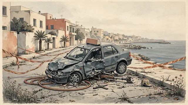 Woman Critically Injured After Being Hit and Trapped Under a Driving School Car in Bat Yam