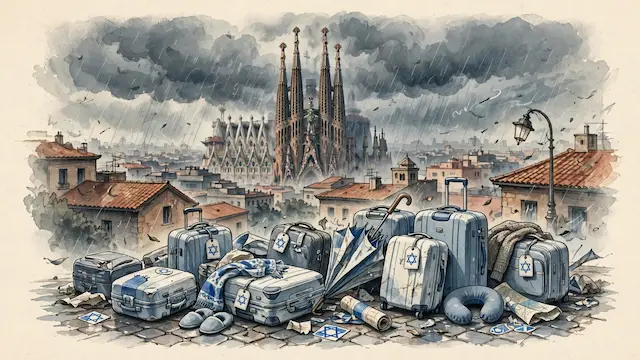 Barcelona Storm Leaves Hundreds of Israelis Stranded