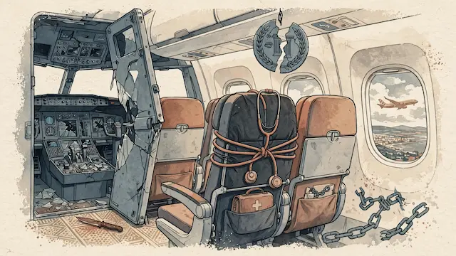 Passenger Restrained Hijacker on Flydubai Flight Amid Security Lapses
