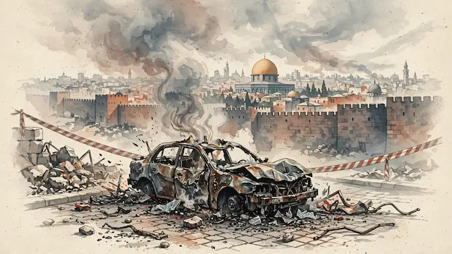 Car Explosion in Jerusalem Injures Two, Suspected Assassination Attempt