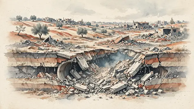 IDF Destroys 1.5 Kilometer Hamas Tunnel in Northern Gaza