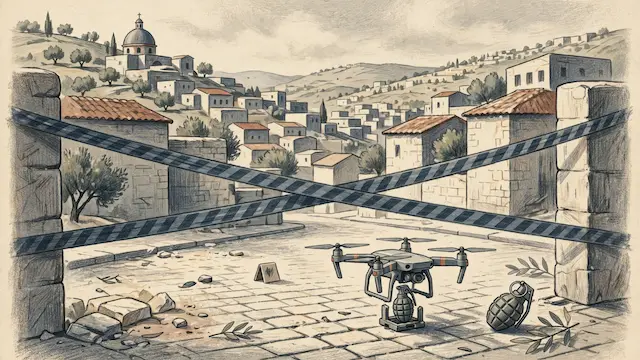 Police Seize Drone Bomber Near Nazareth, Arrest Two Suspects