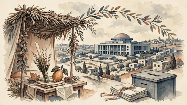 Ultra-Orthodox MKs Campaign Through Sukkot Holiday