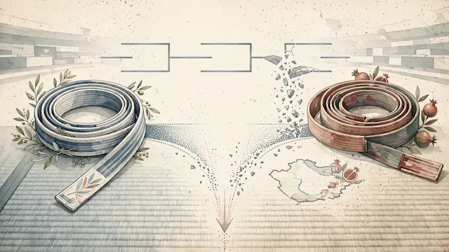 מביש: הג'ודאי הישראלי הודח, יריבו סירב ללחוץ את ידו