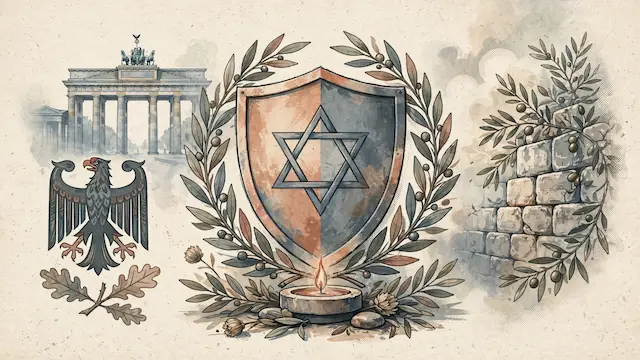 German Chancellor Vows to Stand Against Those Denying Israel's Right to Exist