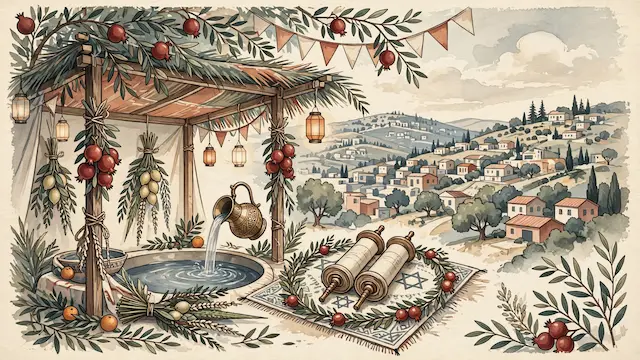 Nesher Celebrates Sukkot With Joyous Hakafot and Rabbi Levi