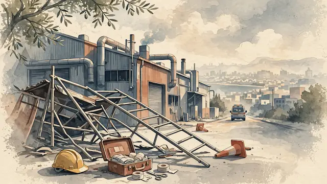 Worker Injured in Industrial Accident in Tel Aviv