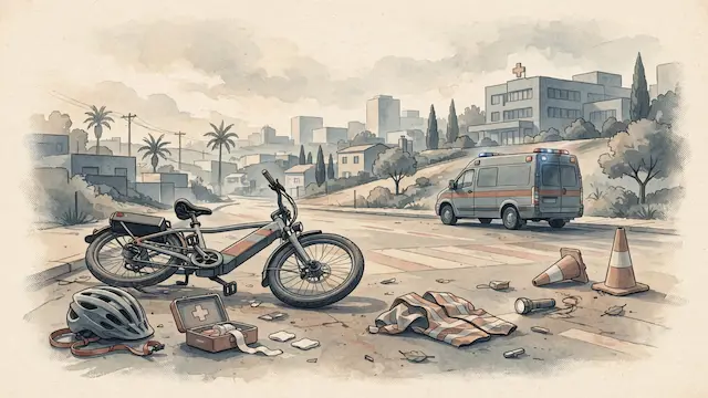 Teen Cyclist Injured in Yavne Vehicle Collision