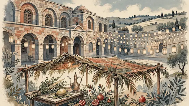 Thousands Celebrate Sukkot Holiday at Ateret Shlomo Yeshiva