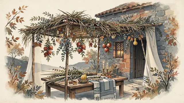 Sukkot Celebrations at Hantshin's Rabbi