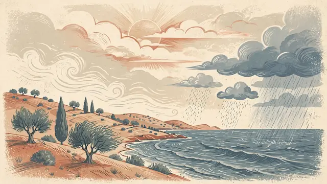 Israel Weather Forecast: Mild Temperatures, Coastal Winds, and Scattered Showers Expected
