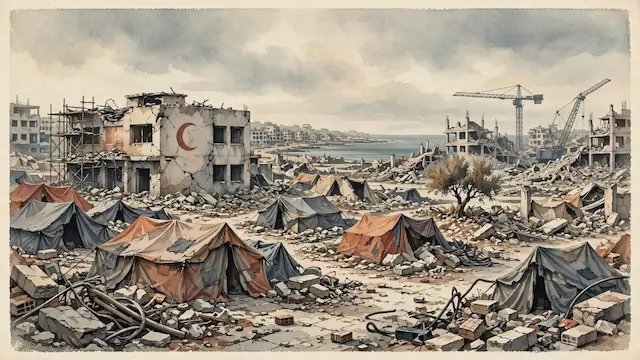 Gaza Faces Bleak Future One Year After Cease-Fire