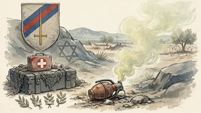 Ten Israeli Soldiers Injured in Accidental Gas Grenade Incident During Training