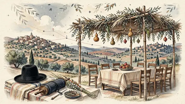 Top Rabbi Holds Sukkot Gatherings, Criticizes Left