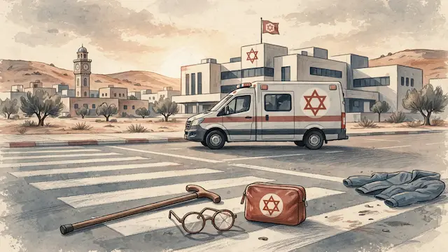 Elderly Pedestrian Injured in Beer Sheva Vehicle Collision