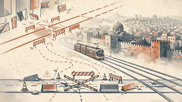 Jerusalem Light Rail Service Disrupted by Ultra-Orthodox Protests