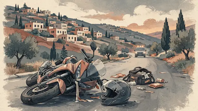 Teen Motorcyclist Injured in Vehicle Collision in Isfiya