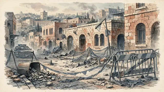 Jerusalem Unrest Continues: Police, Security Guards Lightly Injured