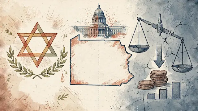 Pennsylvania Governor Candidates Agree on Israel, Clash on Domestic Issues