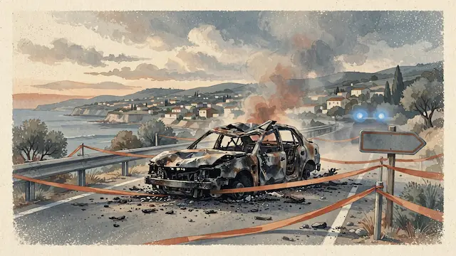 Man Dies in Vehicle Explosion Near Or Akiva Entrance