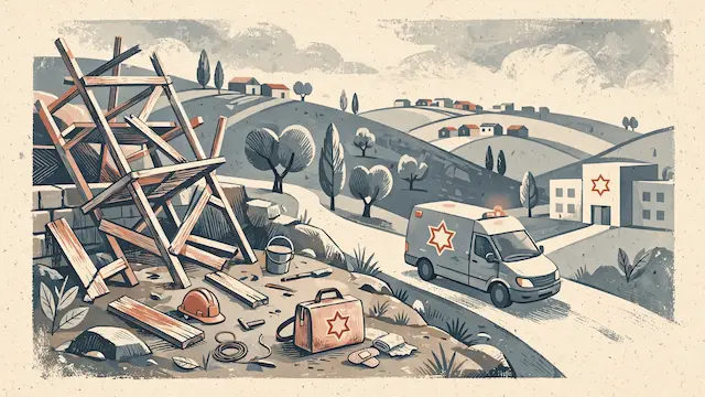 Construction Worker Injured in Fall at Galilee Site