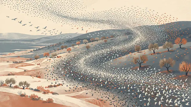 Millions of Birds Pass Over Israel During Autumn Migration