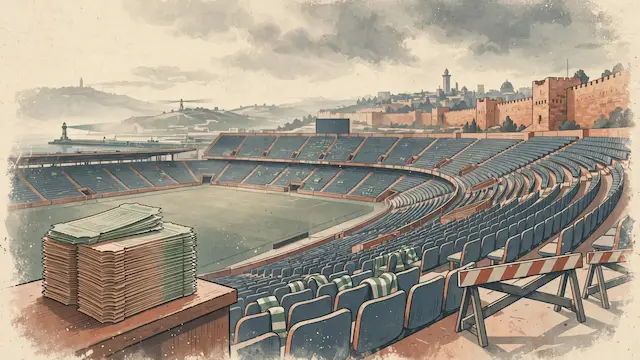 Maccabi Haifa Fans Show Low Turnout for Jerusalem Match