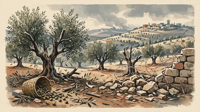 Settler Violence Escalates in West Bank Amid Olive Harvest