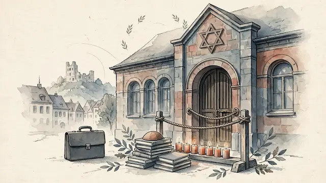 Jewish Students Block Far-Right Politician From Entering Synagogue in Halle