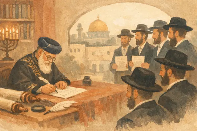 Rabbi Yitzchak Yosef Certifies Dozens of Soferim in Jerusalem Ceremony