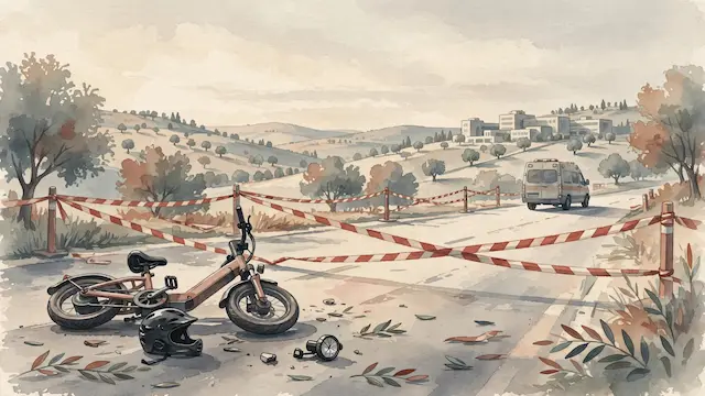 E-Bike Rider Critically Hurt in Tayibe Accident