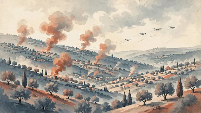 Israel Strikes Southern Lebanon With Airstrikes and Artillery; Drones Fly East