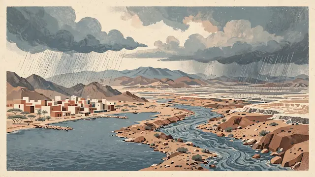 Eilat Sees First Rains of Year Amid Flash Flood Warnings