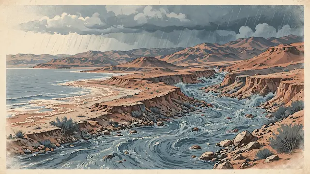 Flash Floods Feared in Dead Sea and Judean Desert Areas