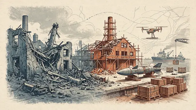 Rebuilds Missile and Drone Factories Amidst Russian Arms Supplies