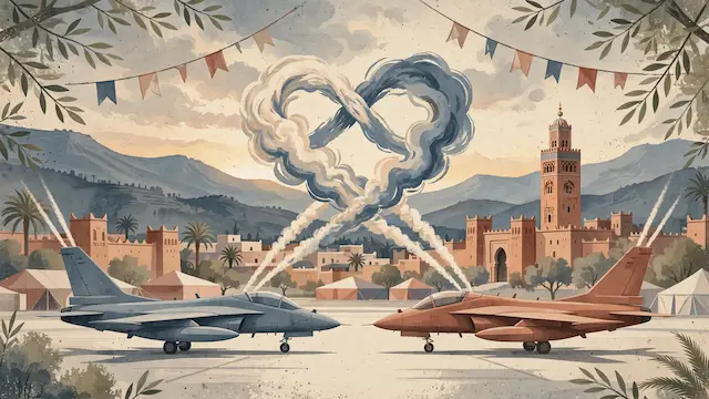 Israeli Air Force Delegation Attends Morocco Airshow for First Time